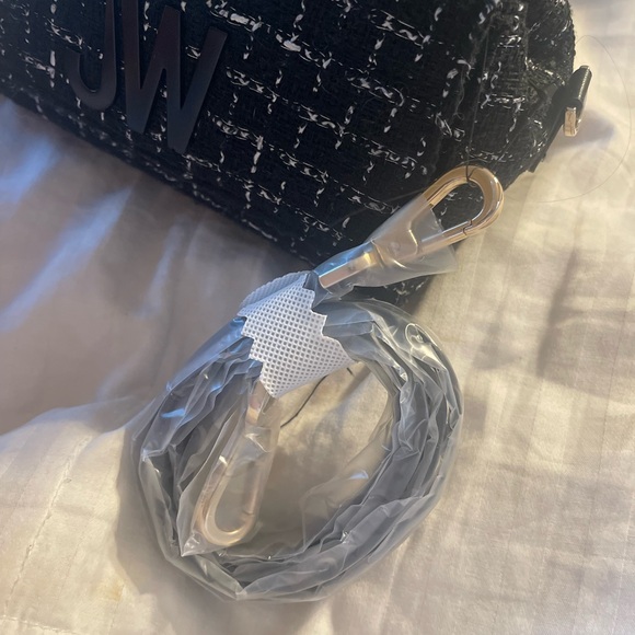 Jason Wu Mini Black Tweed Crossbody Top Handle Bag Brand New - Picture 10 of 10